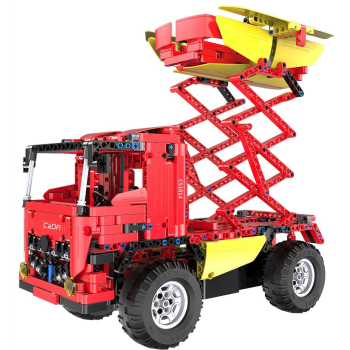 Klocki techniczne CaDA 814 el. Zdalnie sterowana Betoniarka + Podnośnik 2w1 dla dzieci 6+